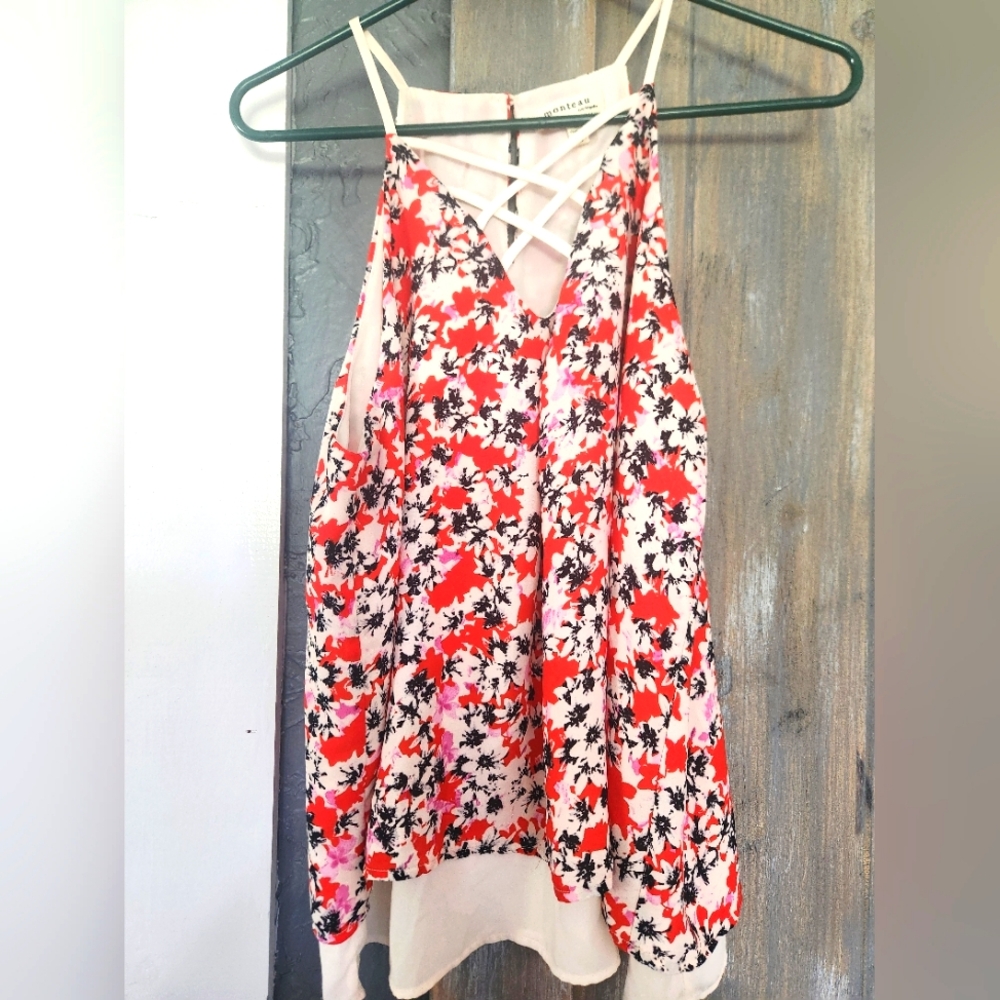 Monteau silky tank top